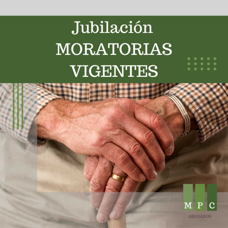 JUBILACION y sus MORATORIAS